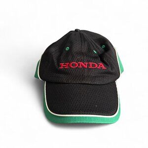 Honda black and green baseball cap #racing #motorsport    Cute cars, Asia